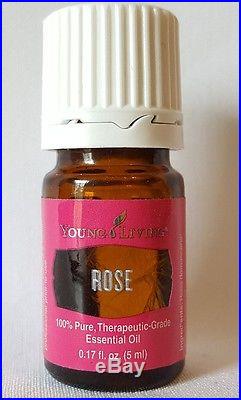 Young Living Rose Essential Oil 5 ml Bottle AUTHENTIC AND FACTORY SEALED